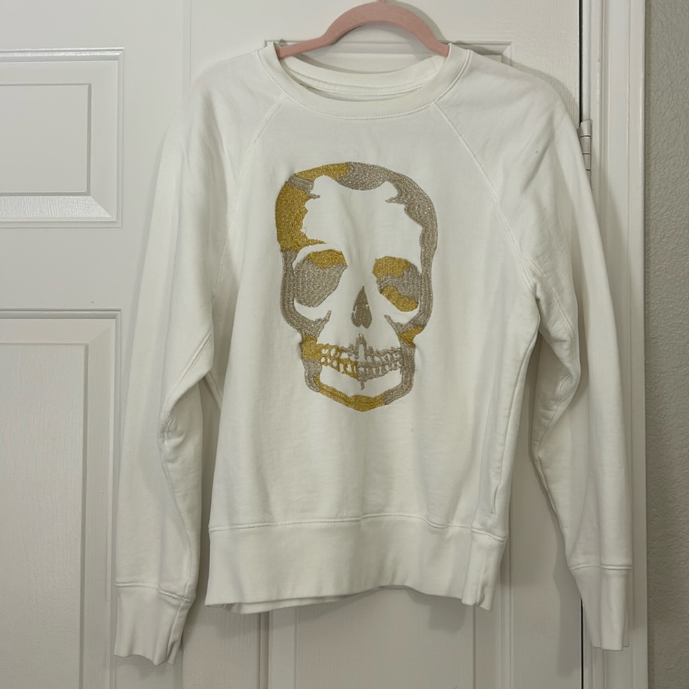 Gold and Silver Skull Sweatshirt